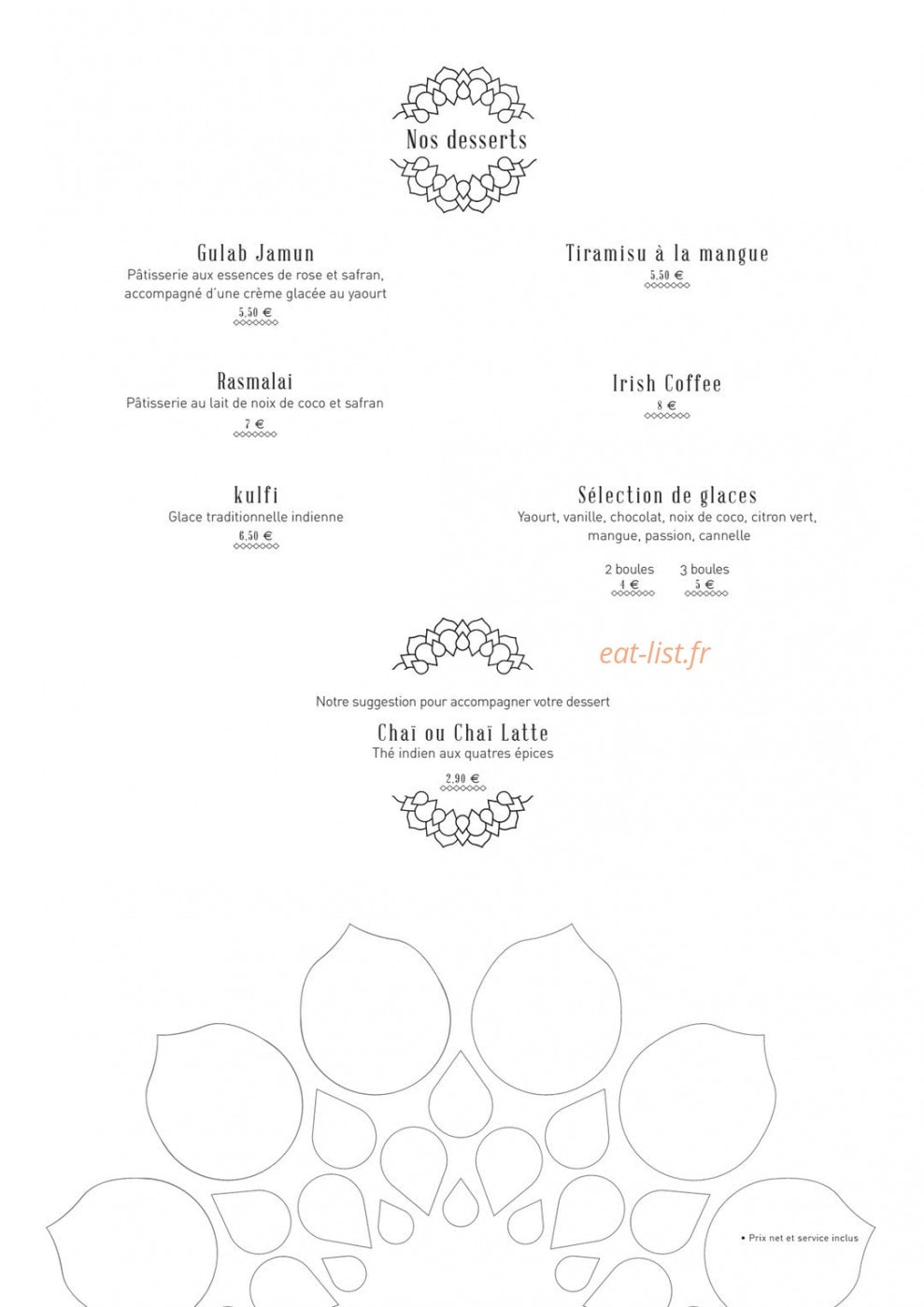 Cinnamon — carte page 7