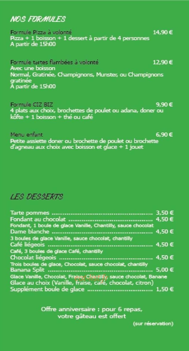 Ciz biz — carte page 4