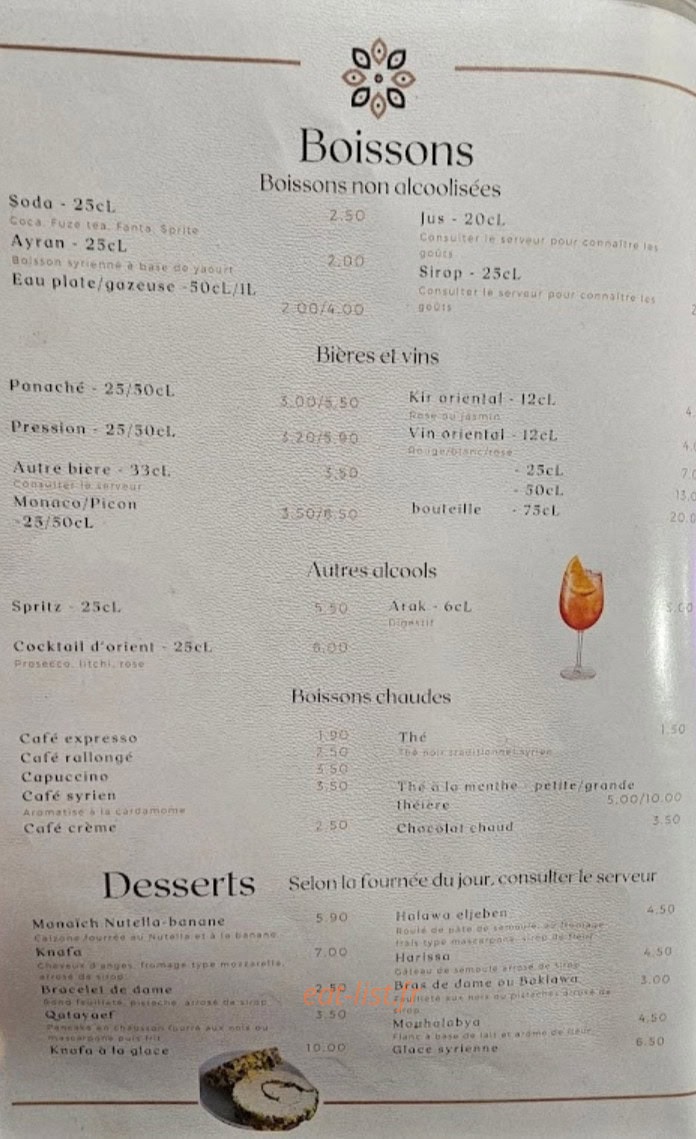 Damas — carte page 4