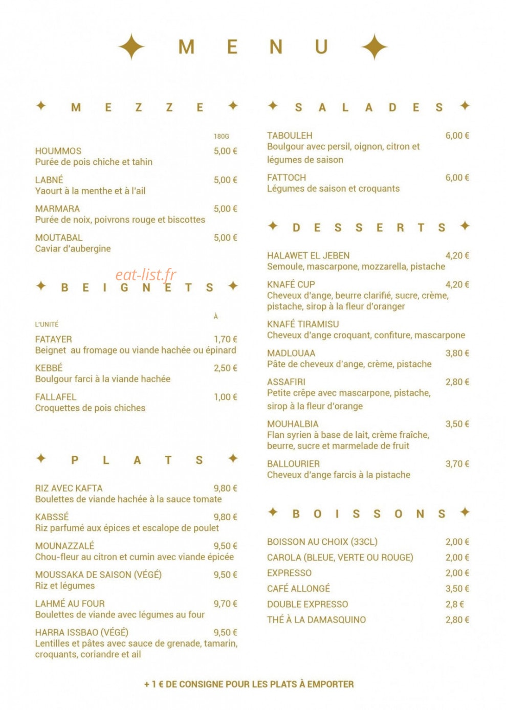 Damasquino — carte page 1