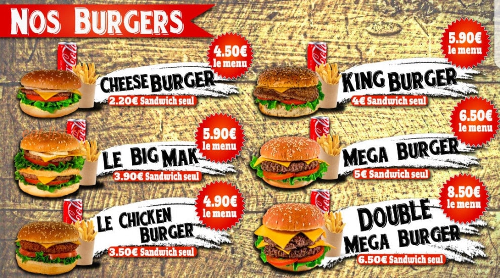 Delicious Food — carte page 3