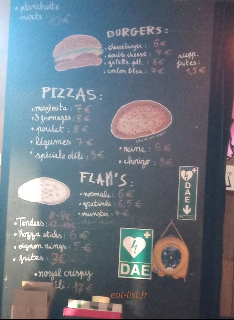 Delirium Café — carte page 1
