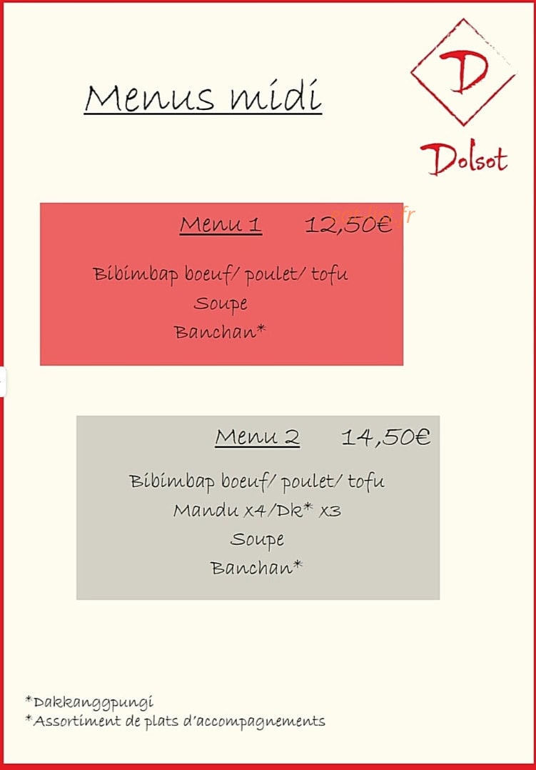 Dolsot — carte page 3