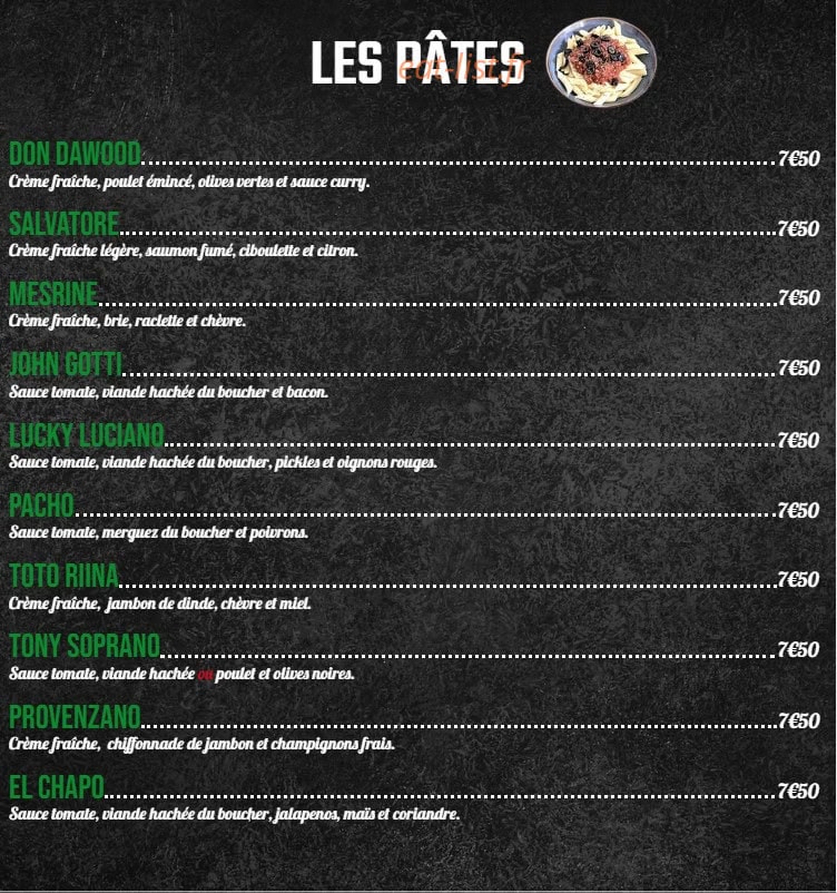 Don Calzone — carte page 2