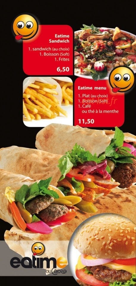 Eatime — carte page 2