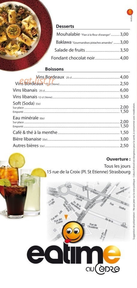 Eatime — carte page 4