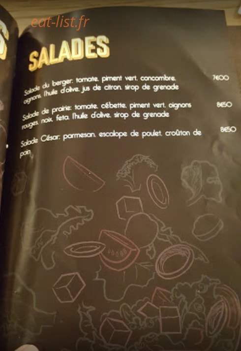 Elite Steak House — carte page 6
