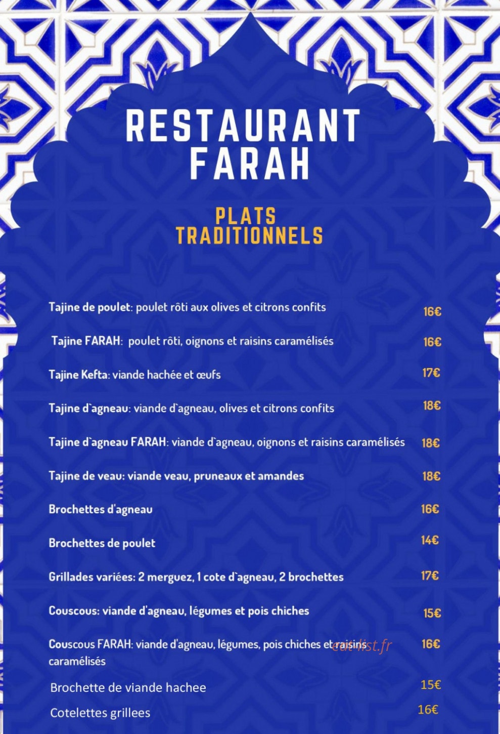 Farah — carte page 2
