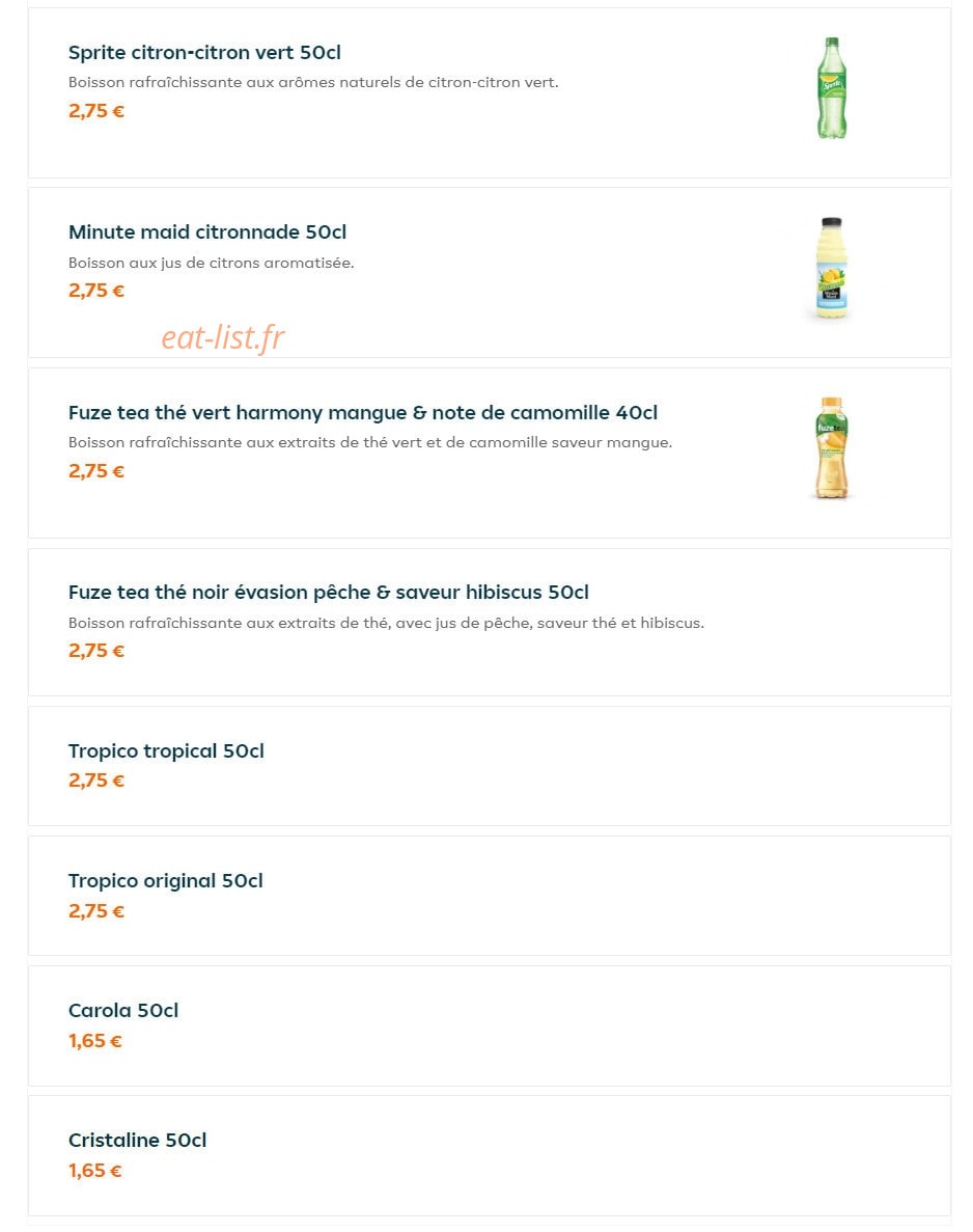 Fashion Crêpe — carte page 6
