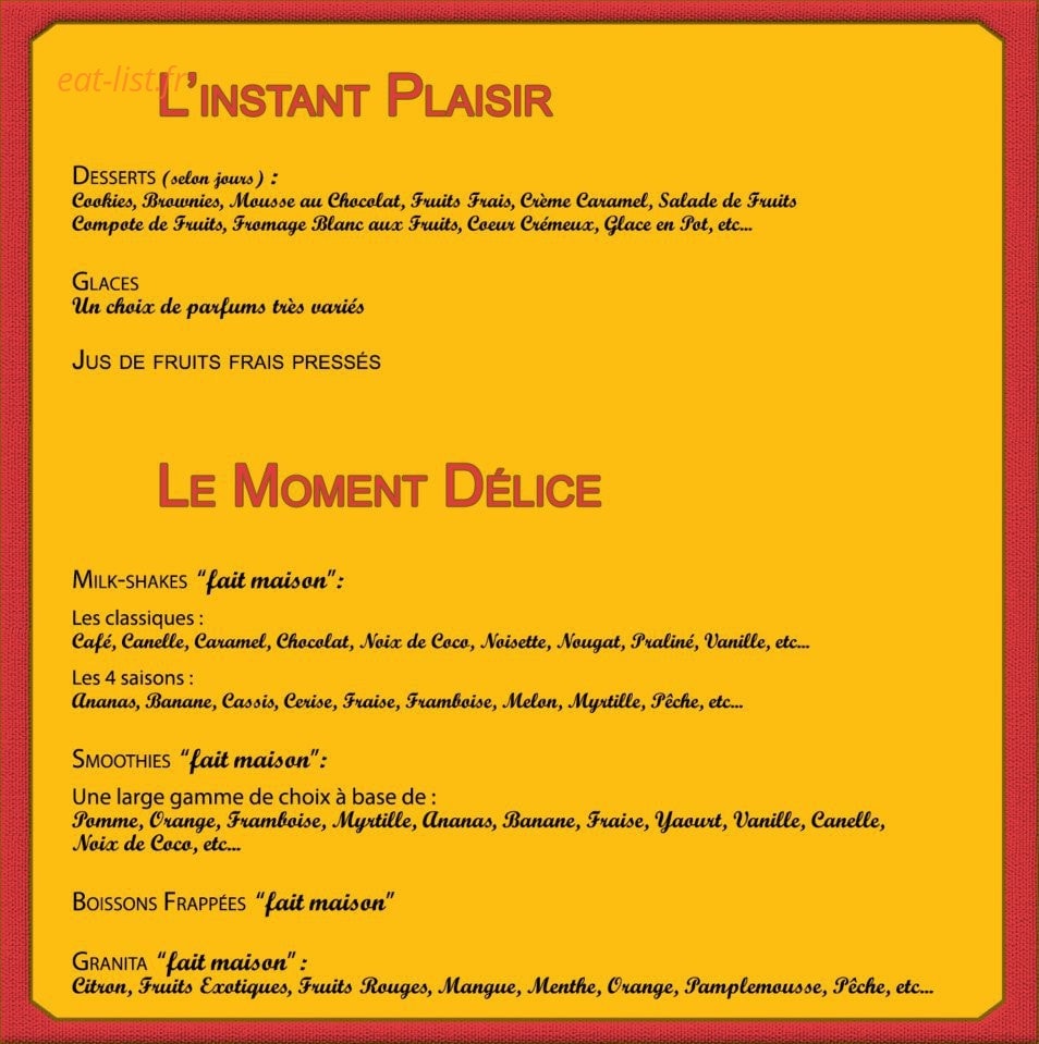 Fins Mets Gourmands — carte page 5