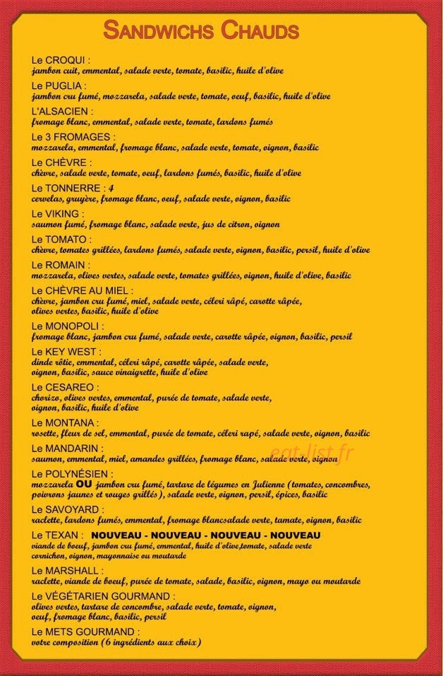 Fins Mets Gourmands — carte page 3
