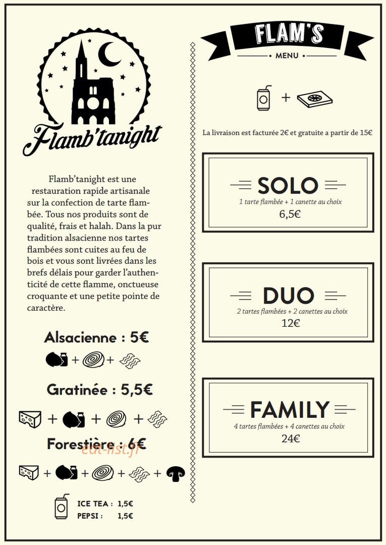 Flamb'tanight — carte page 2