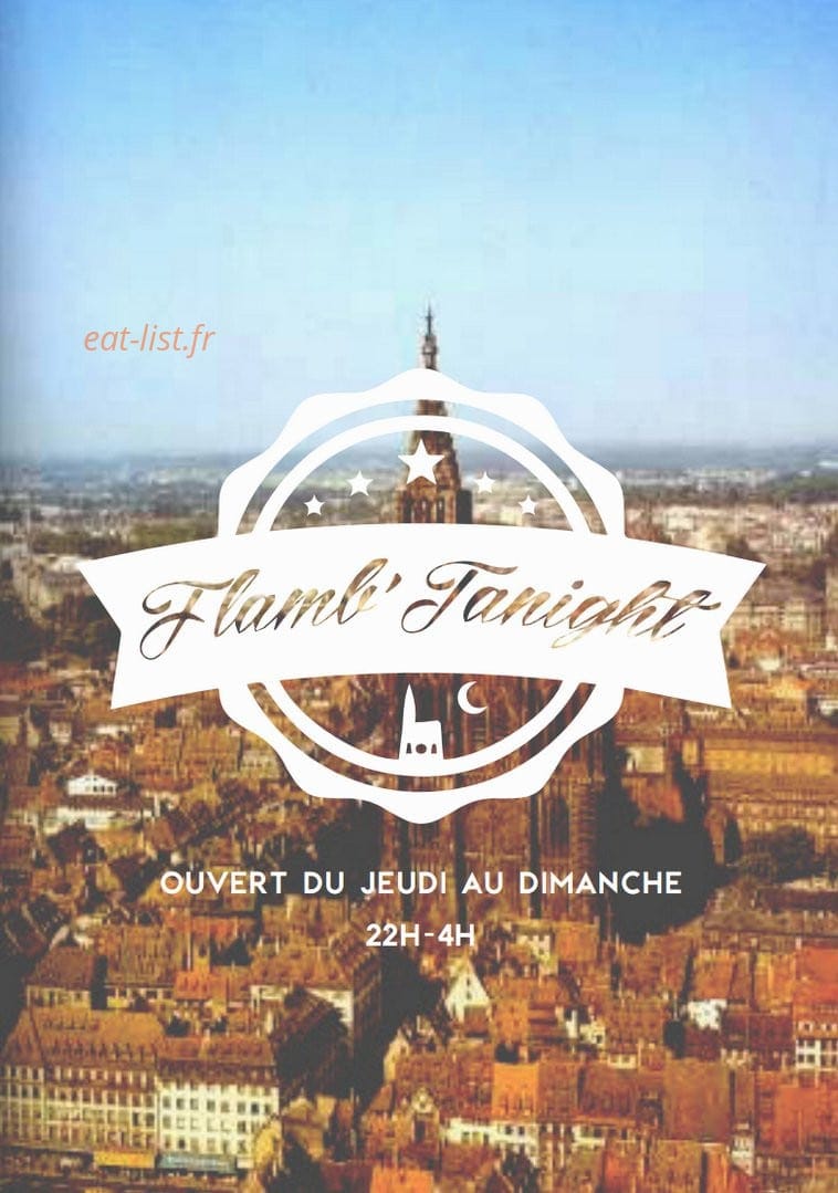 Flamb'tanight — carte page 1