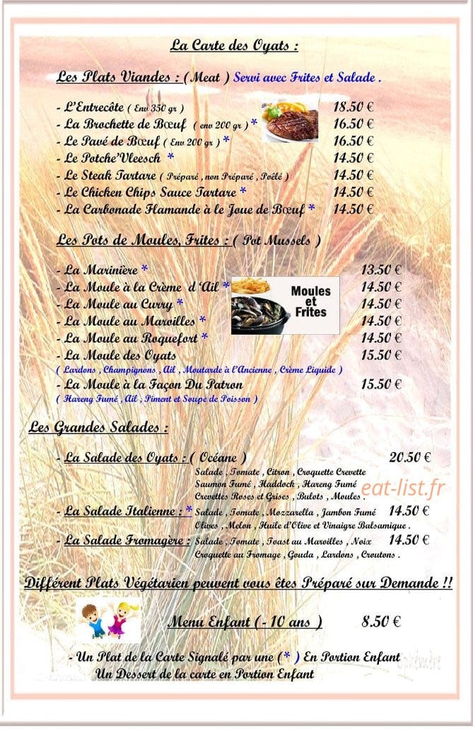 Fresh Burritos — carte page 2