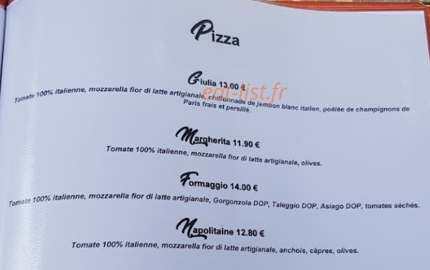 Giulia — carte page 1