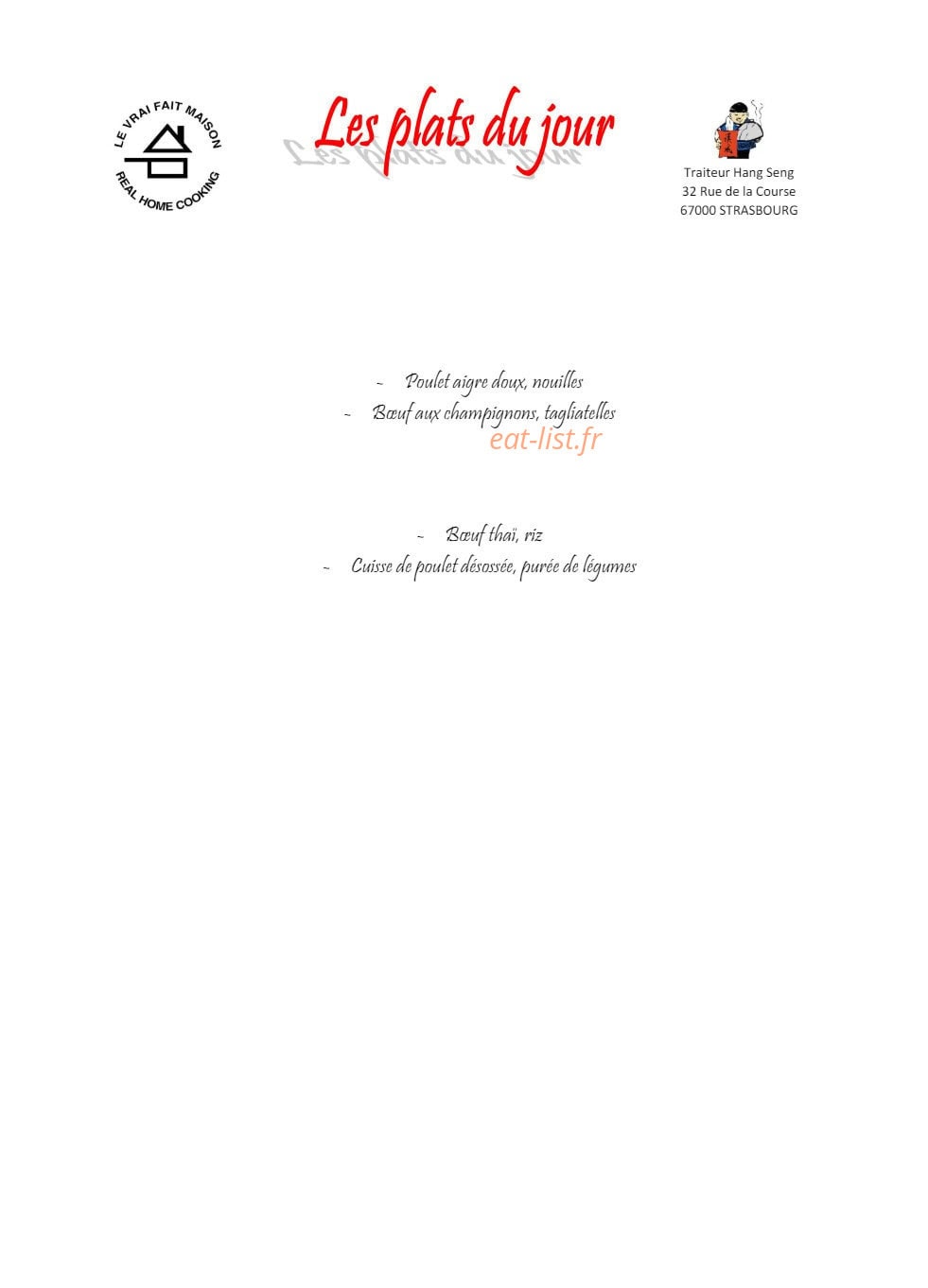 Hang Seng — carte page 2