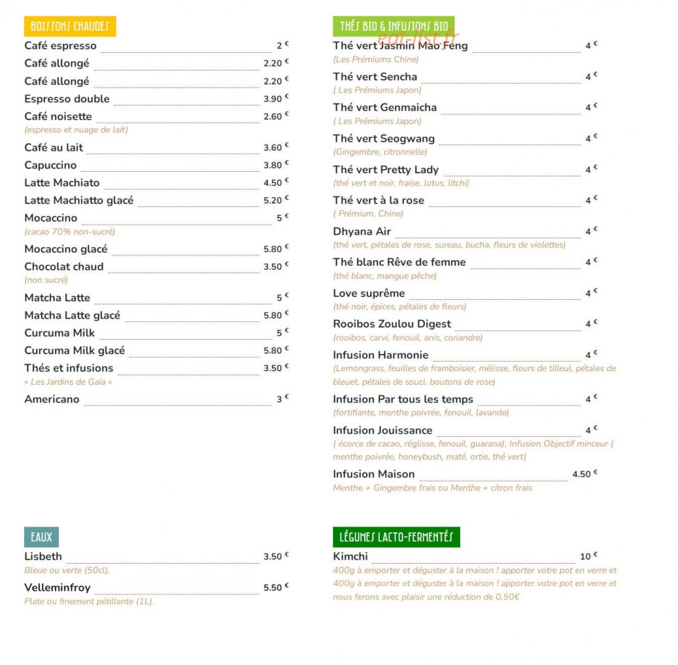 Harmonie Bowl and Juice — carte page 3