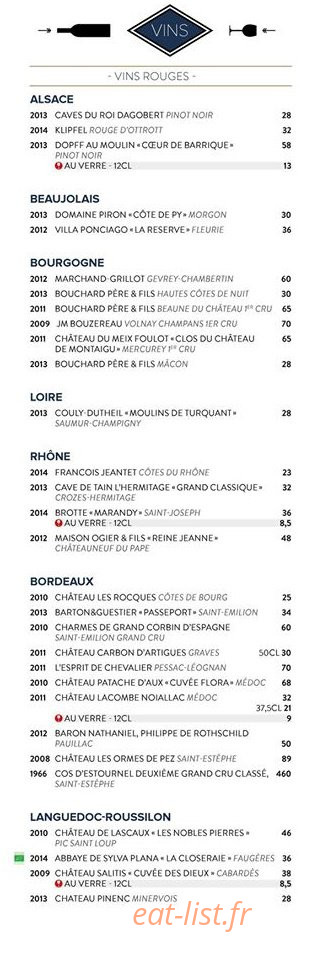 Hilton — carte page 4