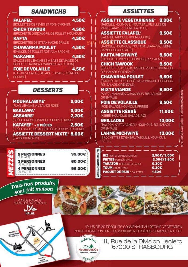 Houmous&co — carte page 2