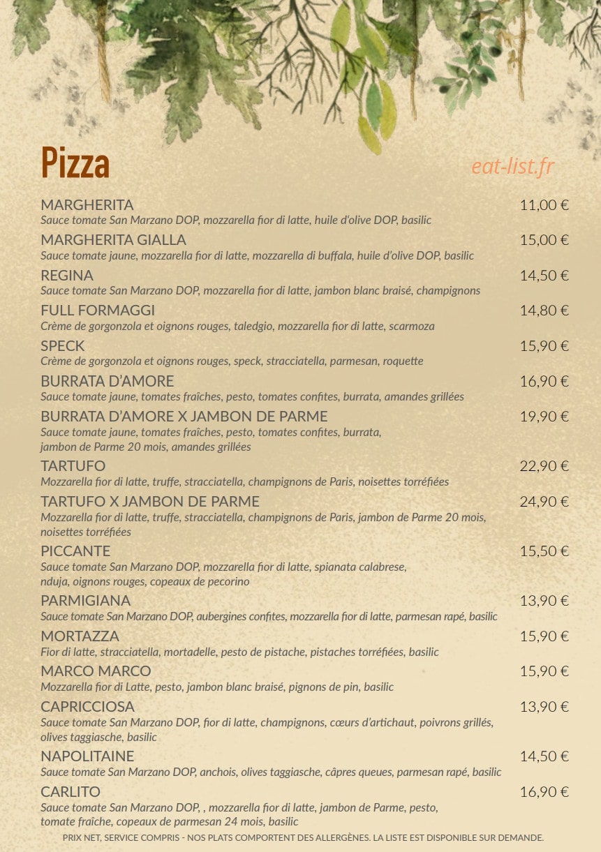 Il Felice — carte page 2