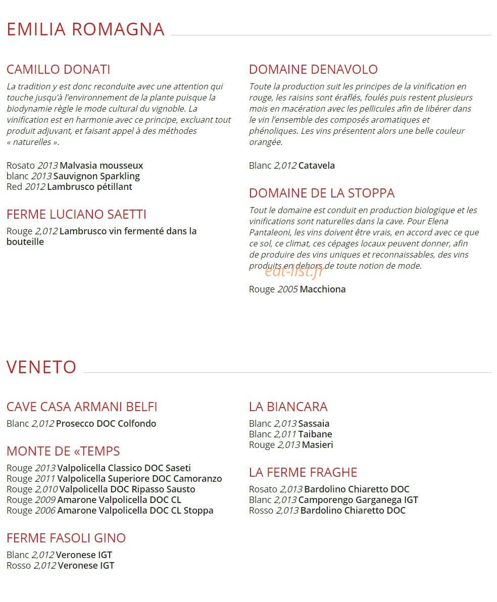 In Vino Veritas — carte page 5