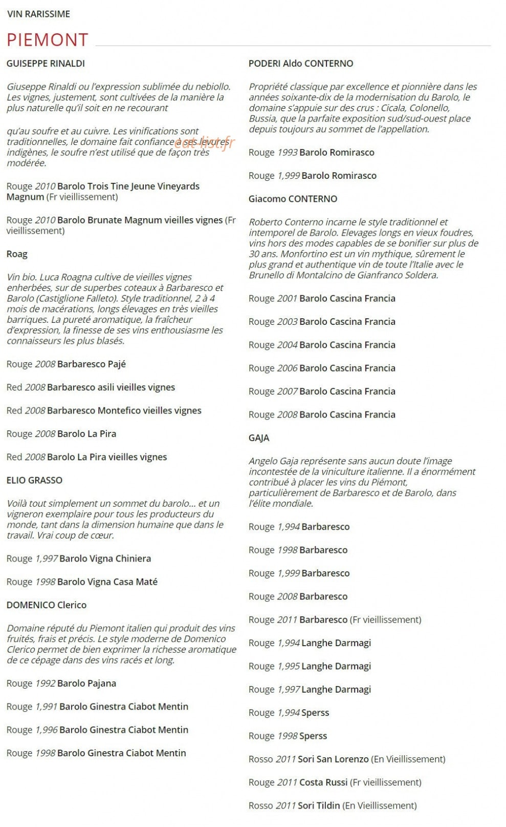 In Vino Veritas — carte page 7
