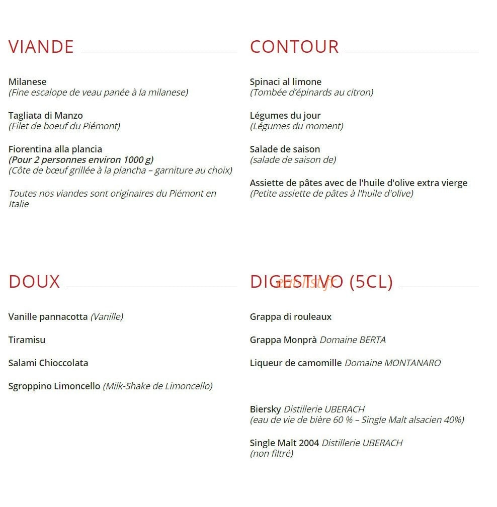 In Vino Veritas — carte page 2