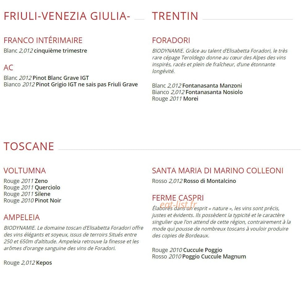 In Vino Veritas — carte page 4