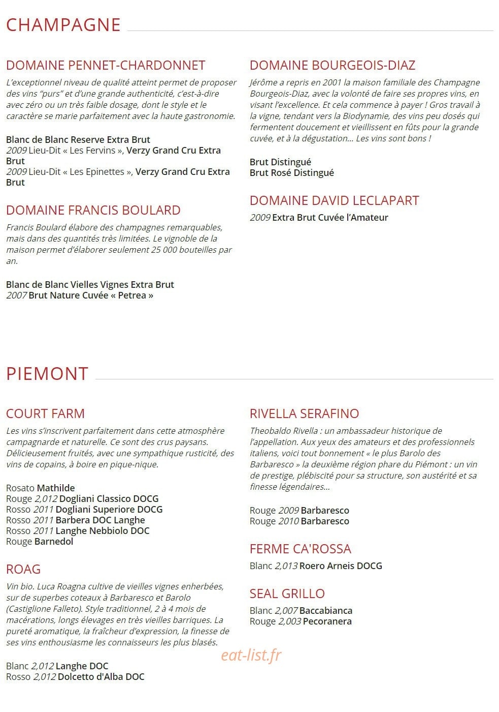 In Vino Veritas — carte page 3