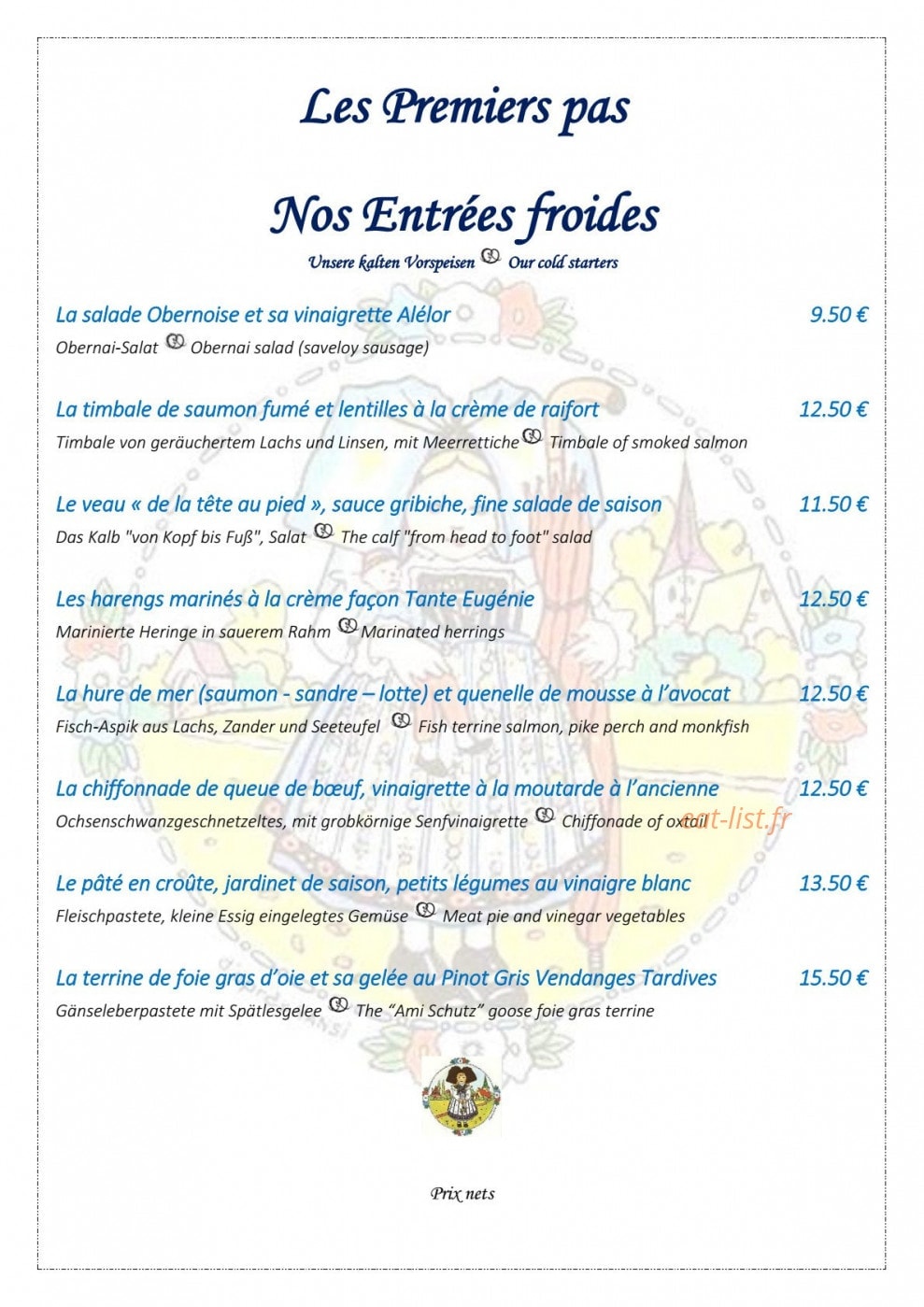 L'Ami Schutz — carte page 1