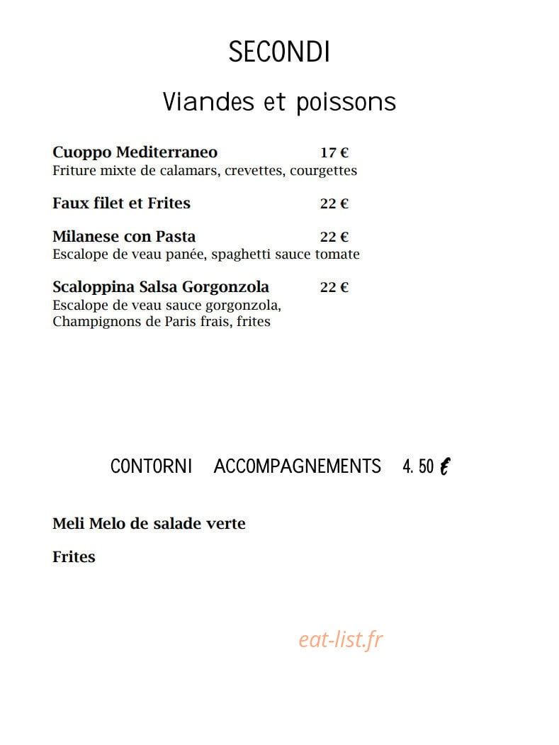 L'Italiano — carte page 4