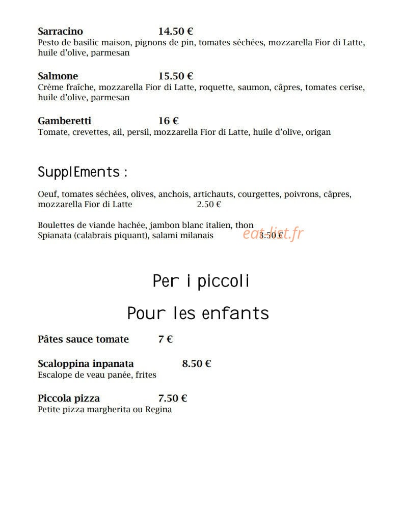 L'Italiano — carte page 6