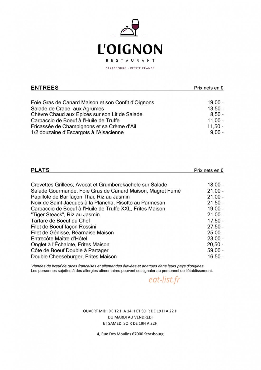 L’Oignon — carte page 1