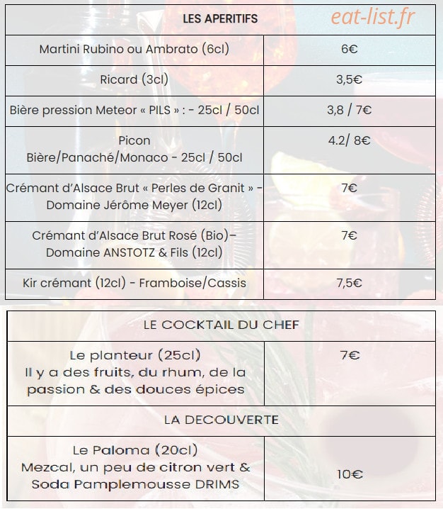 L'Orchidea — carte page 5