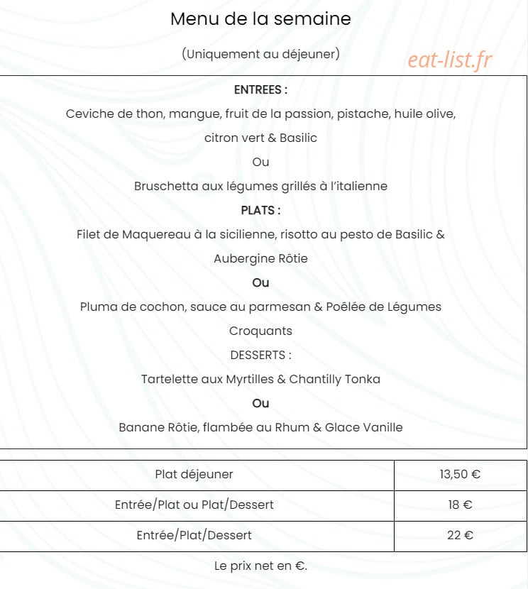 L'Orchidea — carte page 3