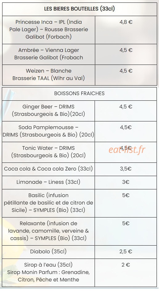 L'Orchidea — carte page 6