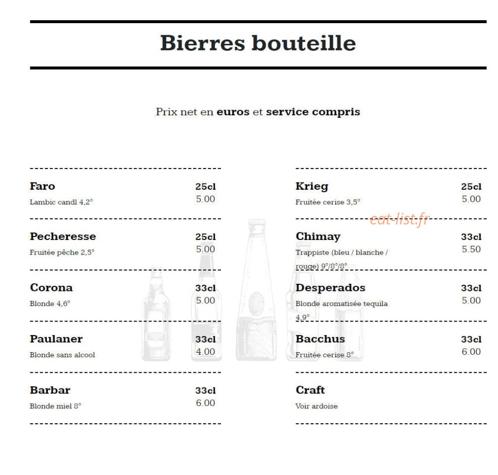 La Belle — carte page 3