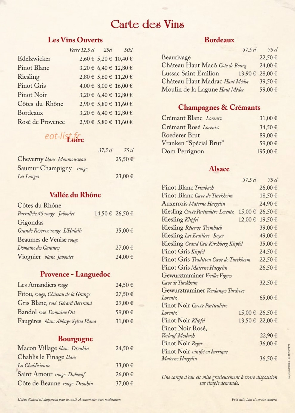 La Bourse — carte page 4