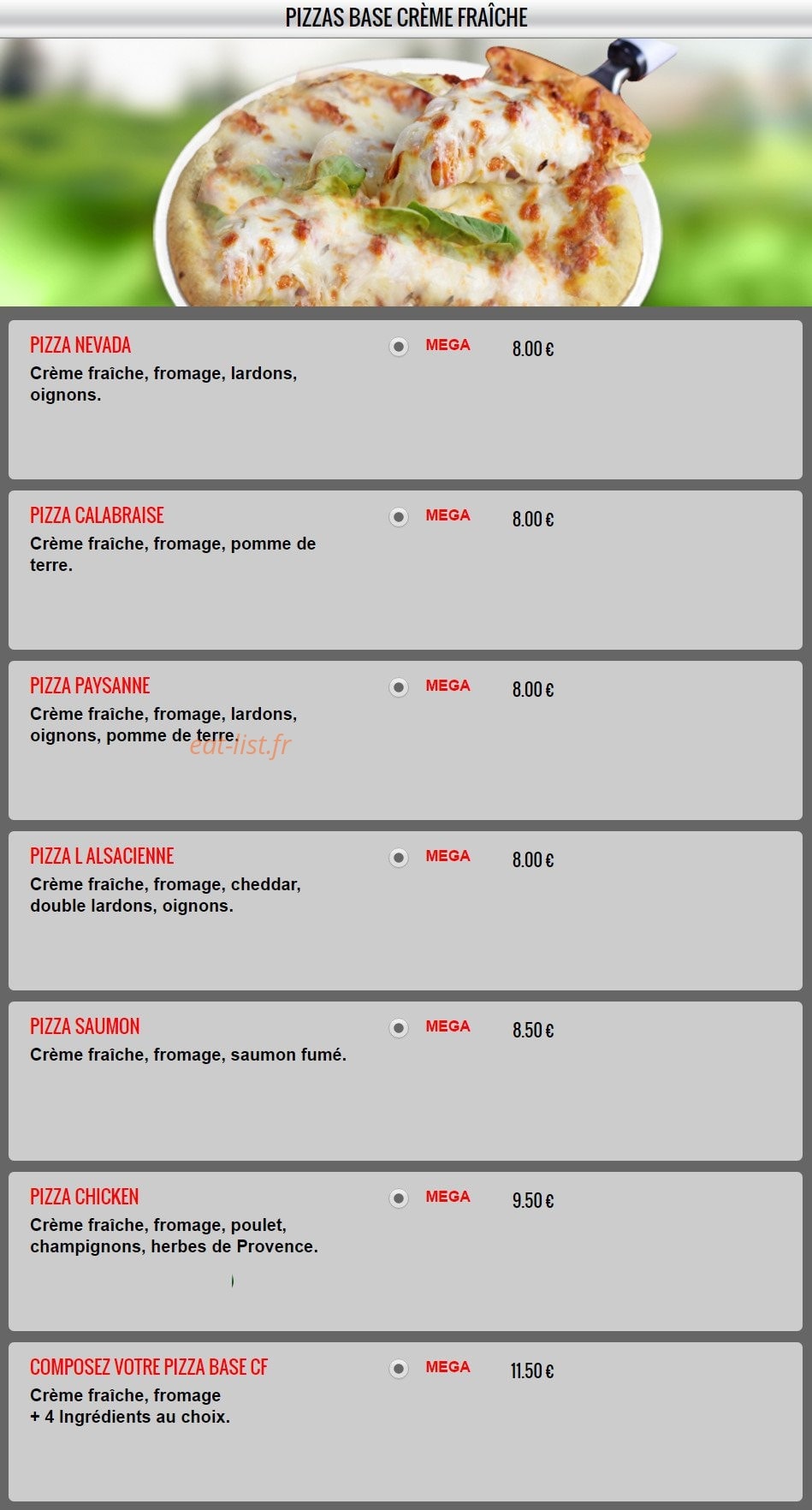 La cantine — carte page 5