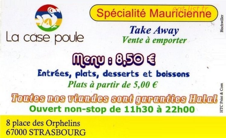La Case Poule — carte page 1
