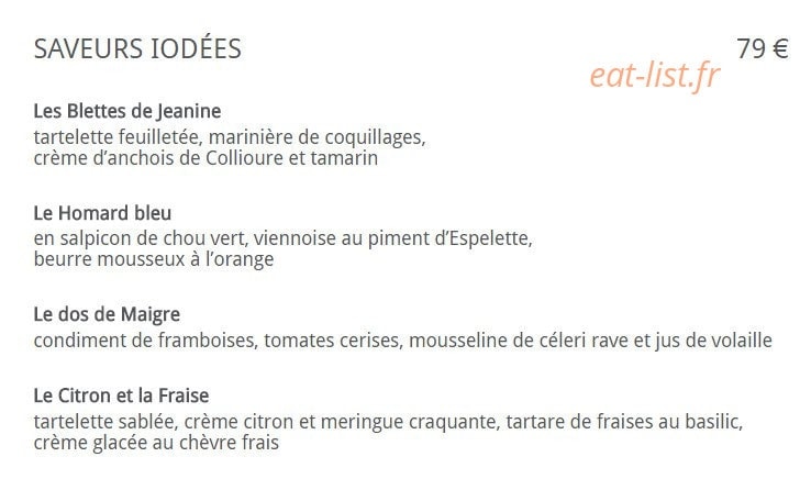 La Casserole — carte page 5