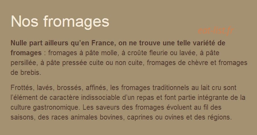 La cloche à fromage — carte page 1