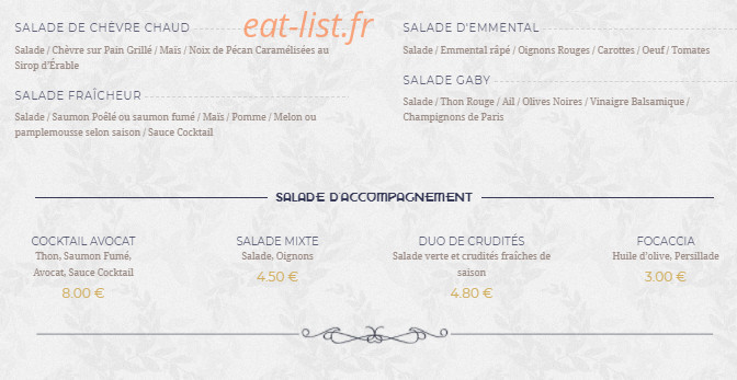 La Fabrique à Miam — carte page 2