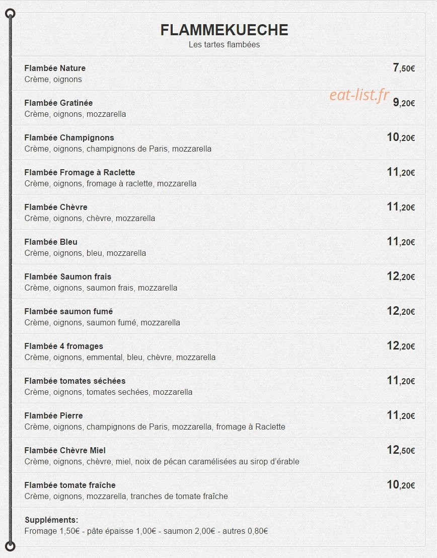 La fabrique à miam — carte page 4