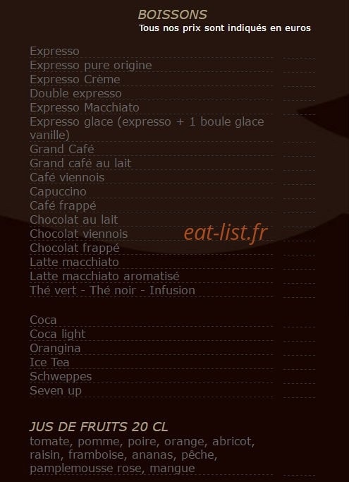 La part Thé — carte page 3