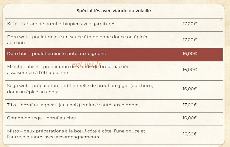 La Petite Ethiopie — carte page 3