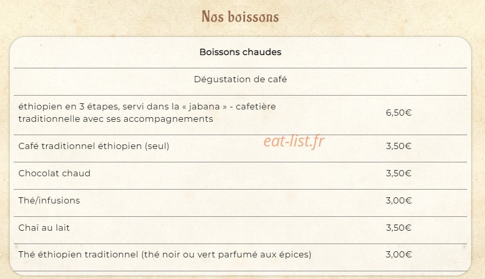 La Petite Ethiopie — carte page 4
