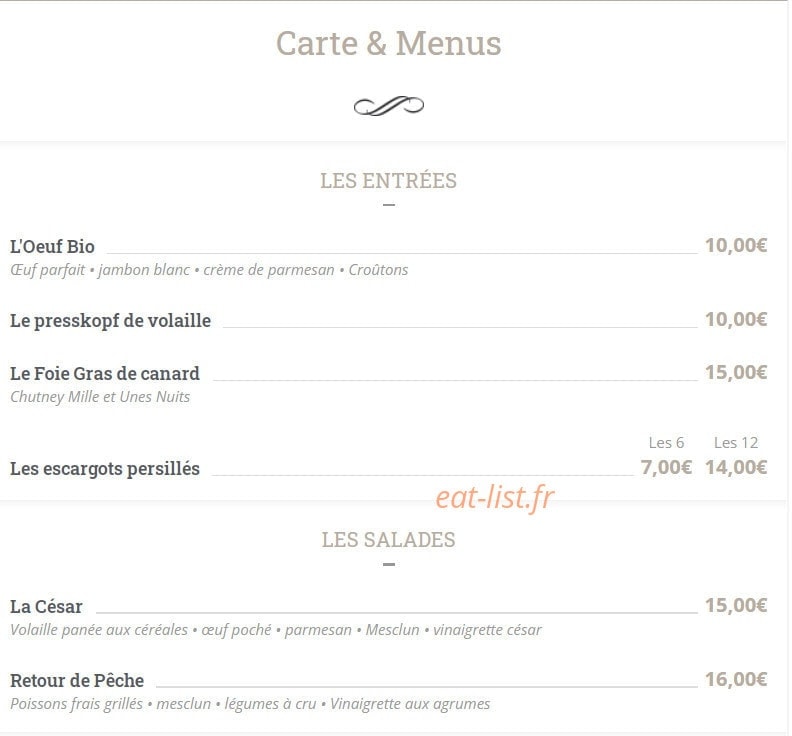 La petite Mairie — carte page 1