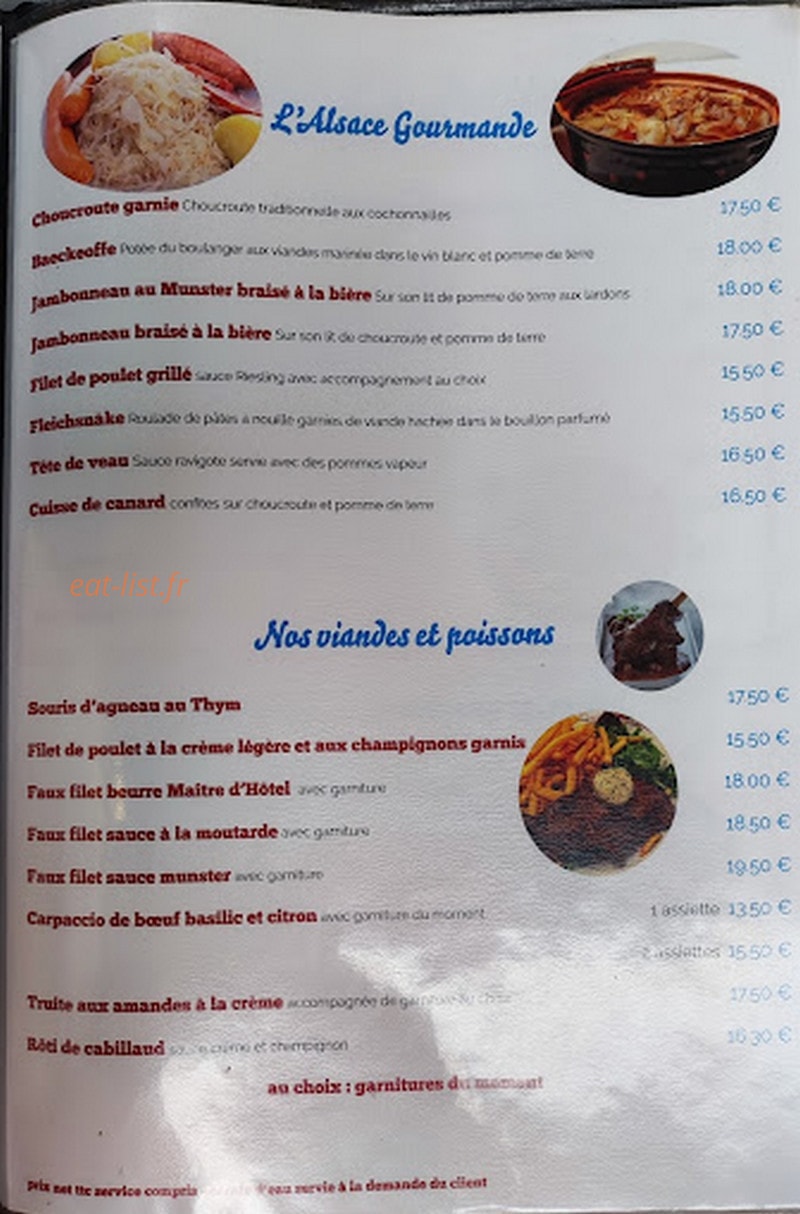 La Petite Venise — carte page 1
