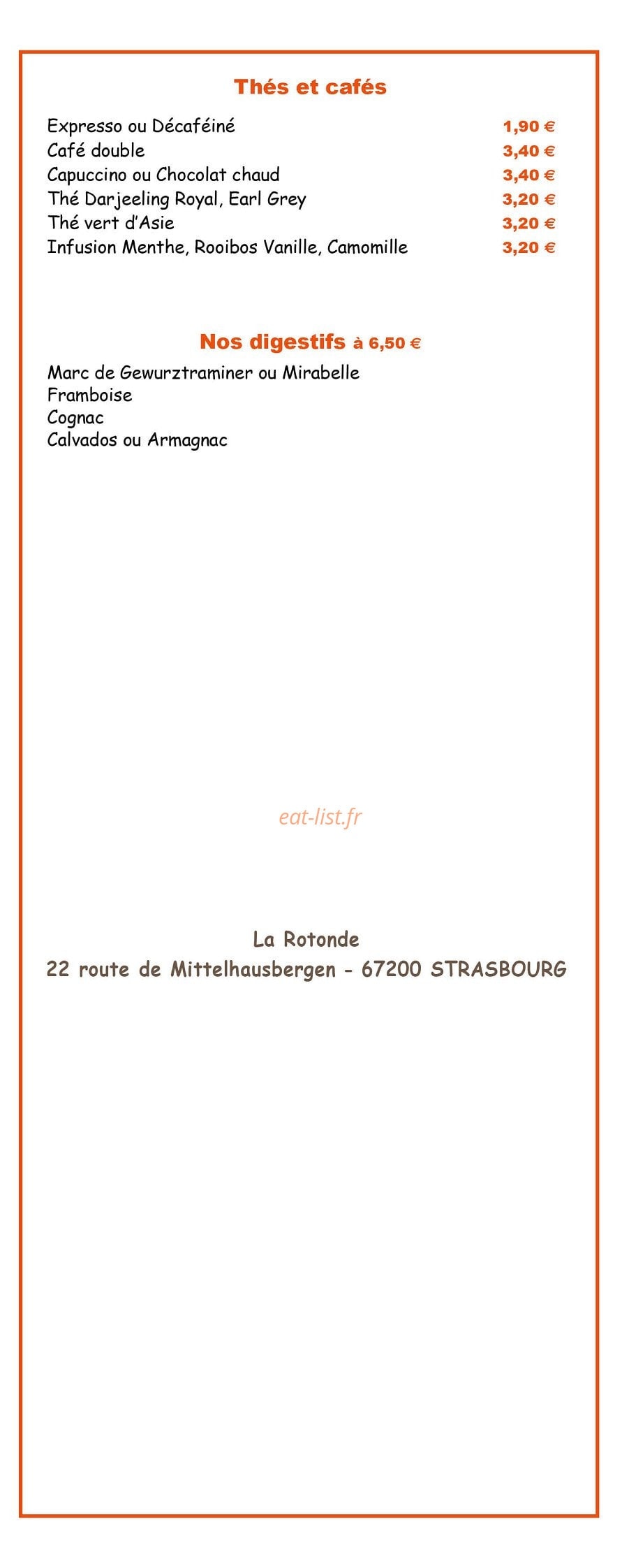 La rotonde — carte page 8